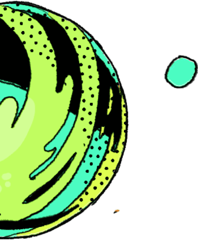 Yellow planet